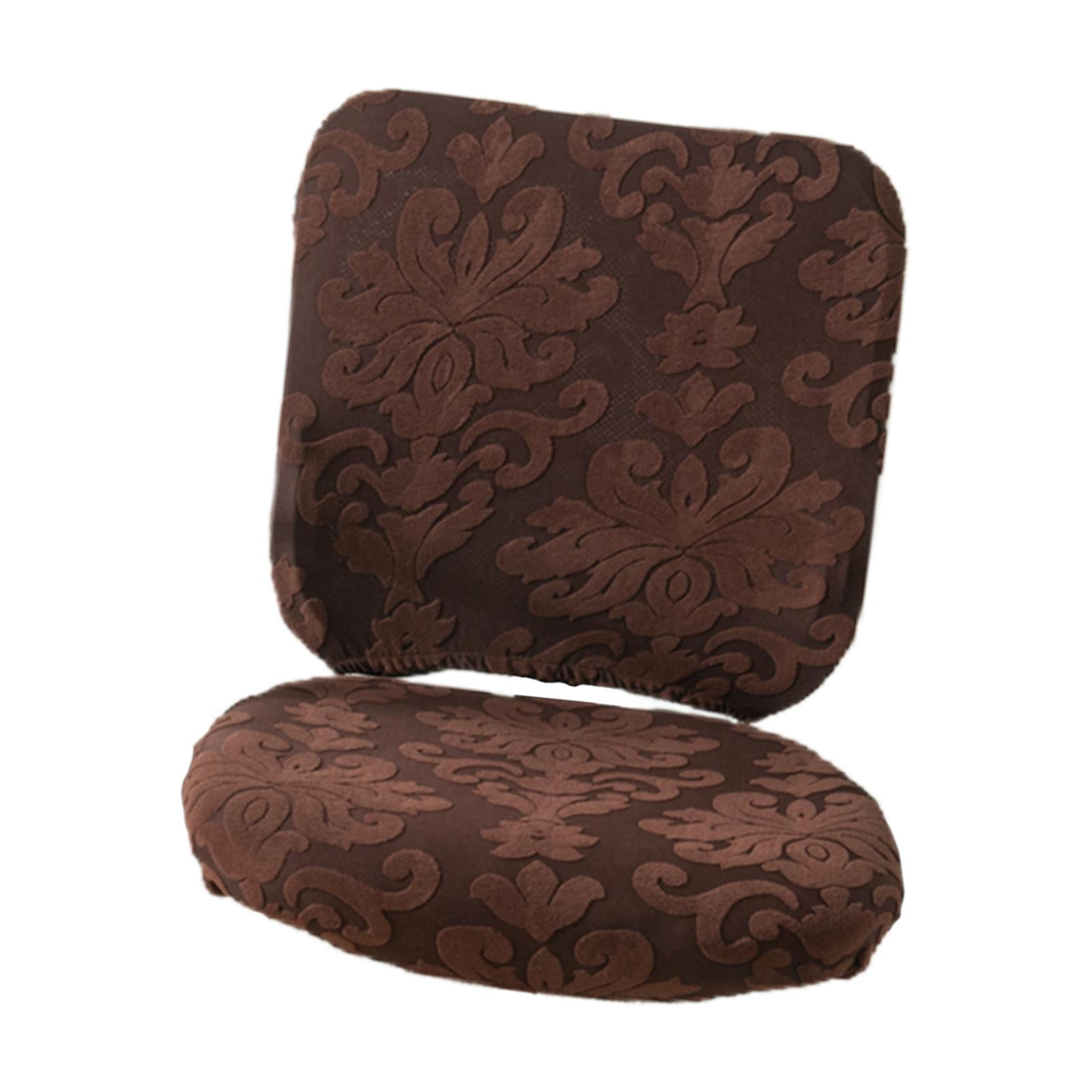Magideal - Funda Protectora Para Silla De Oficina, Funda Protectora Universal Para Silla Giratoria, De Asiento Para , Marron Oscuro