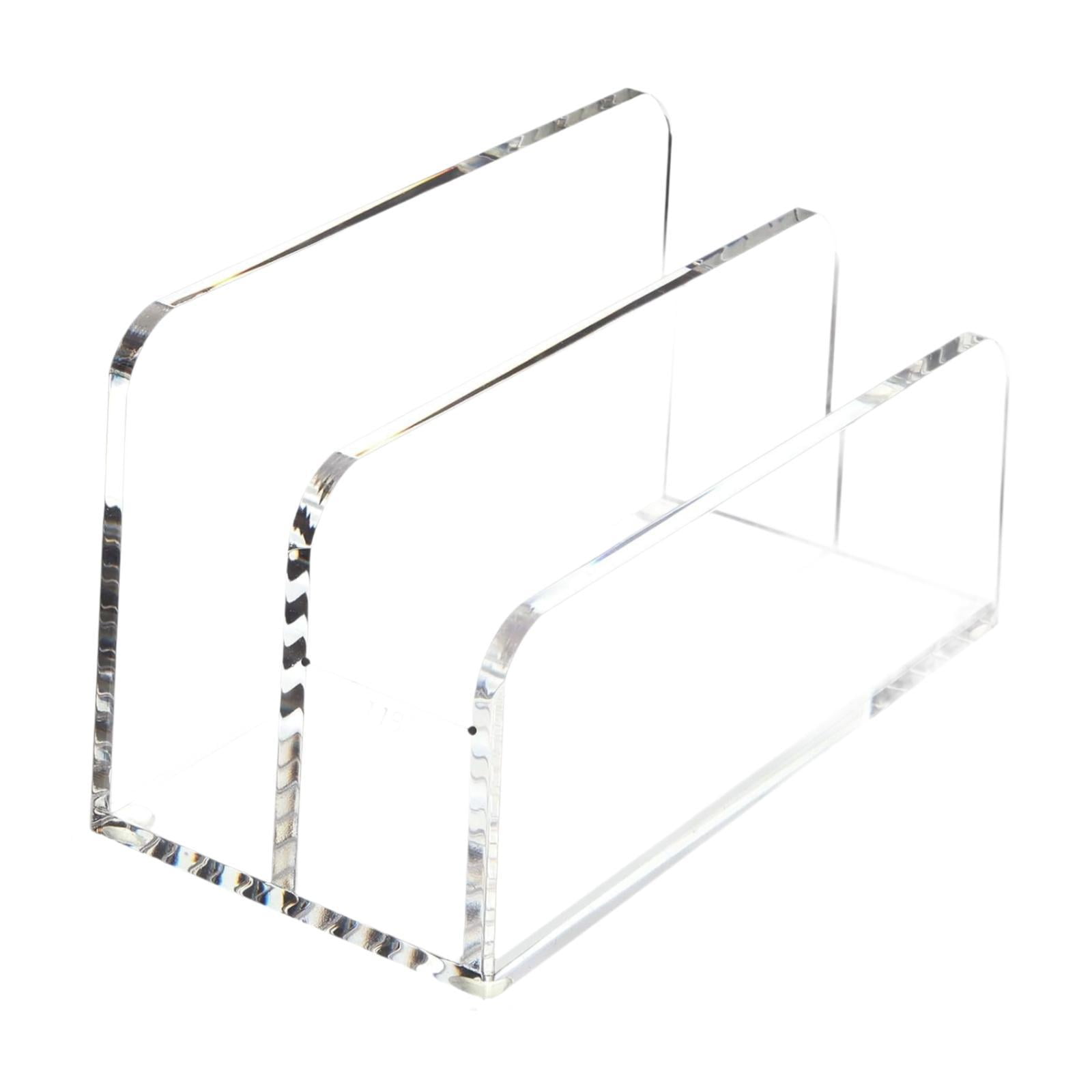 Bothyi - Organizador De Archivos De Clasificador De Correo Acrílico 2 Para La Oficina Del Cuaderno De Cartas