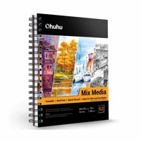 Ohuhu Block Mixmedia Técnicas Secas&Húmedas 25*19Cm 62H 200G