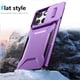 thumbnail image 3 of Funda Resistente para Motorola Moto G Stylus 2025 con Tapa Deslizante y Protección Militar Morado, 3 of 5