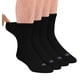 thumbnail image 1 of Calcetines para diabéticos Doctor's Choice para hombre negros, 4 pares, talla XL, 1 of 6