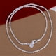 thumbnail image 2 of 1pc Stylish and Durable Minimalistic Twisted Link Chain Necklace for Men with Secure Lobster Clasp, 2 of 4