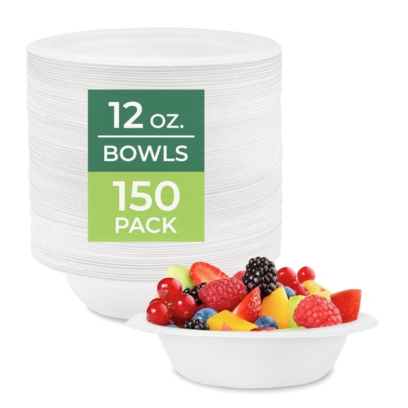 Cuenco de sopa desechable Freshware, 350 ml, paquete de 150, biodegradable