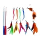 thumbnail image 3 of Funny Cat Feather Teaser Wand Toys Con 10 Recargas Juguete De Entrenamiento Suministros Para Mascotas, 3 of 5
