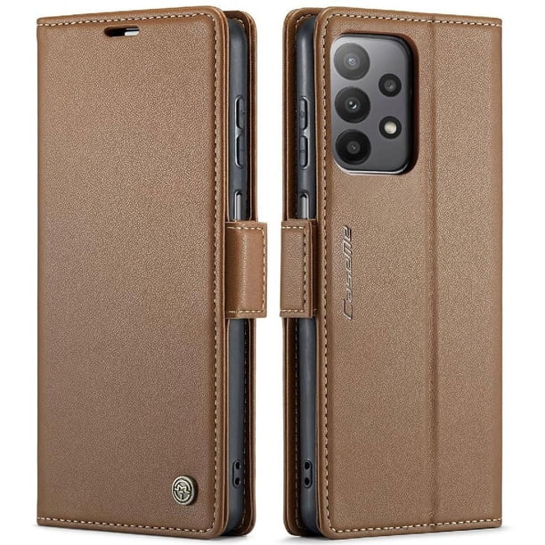 CaseMe tipo cartera Samsung Galaxy A23 4G/5G con cierre magnético, RFID, tarjetero, soporte, carga inalámbrica
