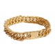 thumbnail image 1 of Pulsera Cubana De Acero Titanio, Moda Punk Dorada Para Mujeres, Ni?as, Pareja, 1 of 5