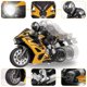 thumbnail image 4 of Motocicleta acrobática con control remoto RC Liberty Imports 1:10, 4 of 7