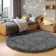 thumbnail image 5 of Alfombra Redonda PAGISOFE 122 cm Gris Esponjosa para Dormitorio Infantil, 5 of 9