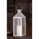 thumbnail image 4 of Farol con forma de vela tradicional Zingz & Thingz, blanco, 38 cm de alto, 4 of 5