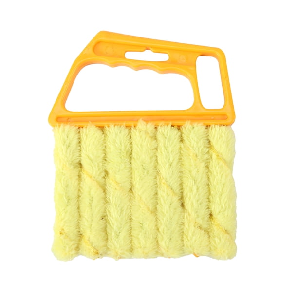 1pc/2pcs Blinds Cleaning Brush,Handheld Mini Curtain Brush Dust Remover With 7 Removable Microfiber Sleeves For Air Conditioning Home Gadgets, Car Vents, Fan