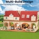 thumbnail image 5 of Casa de Muñecas OLEOCA Familia Gran Mansión de 2 Pisos con Luz, 5 of 7