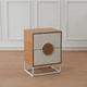 thumbnail image 5 of Velador Lumière 2 Cajones moderno madera con blanco, 5 of 6