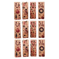 Magideal - 10 Bolsas De Arpillera Para Vino, Etiquetas De Regalo, Bolsas Para Botellas De Vino, Para Bodas Y Fiestas En Casa