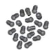 thumbnail image 5 of 20 Piezas Insertos De Tubo Redondo 19mm Protección De Muebles Para Portaequipajes Escaleras 19mm X 29mm Negro, 5 of 5