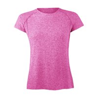 Andesland - Polera Dry Fit Manga Corta Deportiva Jaspeada Mujer