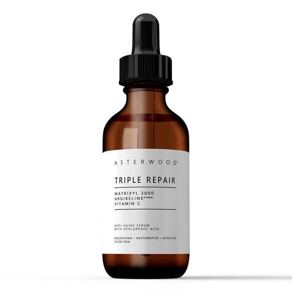 Sérum ASTERWOOD Triple Repair Matrixyl 3000 + Argireline + Ácido Hialurónico + Vitamina C orgánica 59 ml
