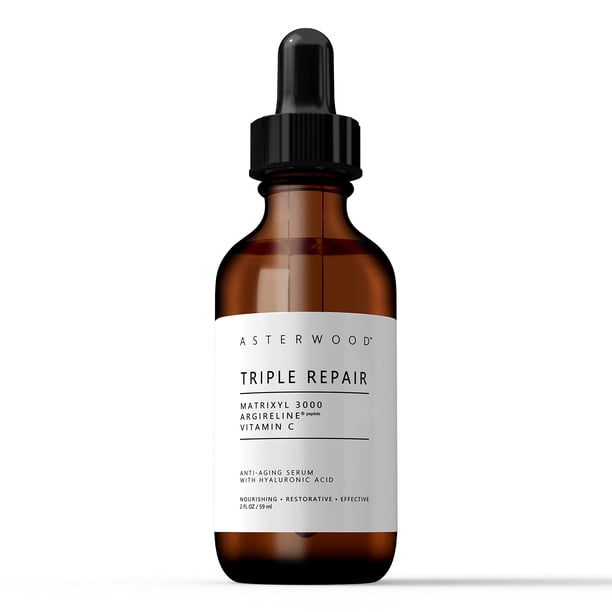 Sérum ASTERWOOD Triple Repair Matrixyl 3000 + Argireline + Ácido Hialurónico + Vitamina C orgánica 59 ml