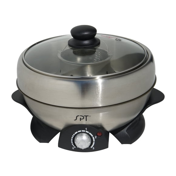 Multicocina SPT SS-301 Shabu-Shabu & Grill con olla de acero inoxidable