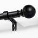 thumbnail image 1 of Barra de cortina Joydeco negra de 80 a 300 cm, ajustable y resistente, 1 of 9