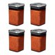 thumbnail image 2 of Contenedor OXO POP de 1 L (paquete de 4) gris, 2 of 9