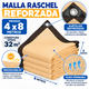 thumbnail image 2 of Malla Raschel Reforzada 4x8 m Sombra Jardín Protección UV, 2 of 4