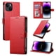 thumbnail image 1 of Funda Para Iphone 13– Cuero Premium, 3 Ranuras Para Tarjetas, Protección Contra Impactos, 1 of 5