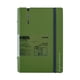 thumbnail image 1 of Agenda A6 Verde c/ Hoja de Repuesto, 1 of 4