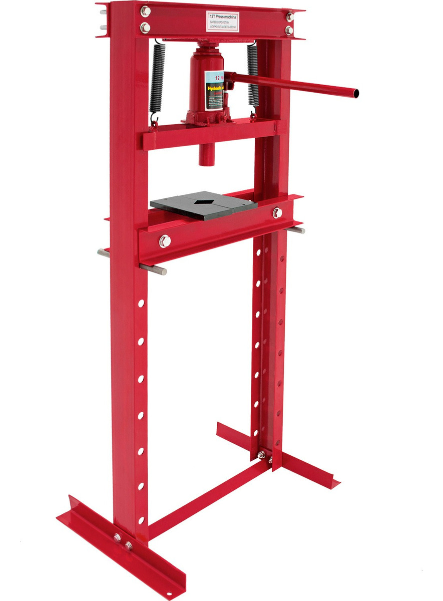 Gutstark - Prensa Hidráulica 12 Toneladas Con Gato Hidráulico Industrial