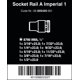 thumbnail image 2 of Juego de Riel de Dados Wera Zyklop A Imperial 1 1/4 de Impulsión 9 Piezas, 2 of 9