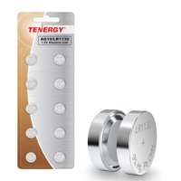 Pilas Tipo Botón Tenergy Ag10 Lr1130 1,5 V (Paquete De 10)