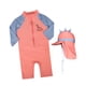 thumbnail image 1 of Traje De Baño Para Niños De Manga Larga Con Cremallera Lindo Verano Con Sombrero Traje De Baño Para Niños, 1 of 3