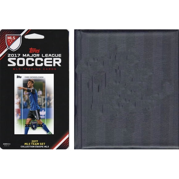Set del equipo y álbum de almacenamiento C&I Collectables MLS San Jose Earthquakes 2017