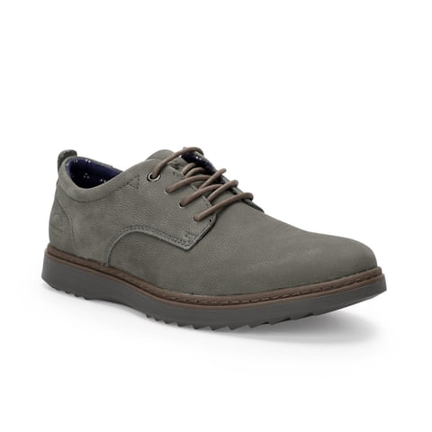 Zapato Casual Hombre Cuero Tender-0-02 Cardinale Gris 39
