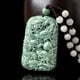 thumbnail image 1 of Natural Emerald Green Jade Pendant Necklace Jewelry, 1 of 2