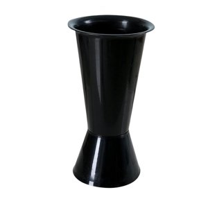 Magideal - Maceta De Estilo Pastoral, Elegante Jarrón De Cubo Decorativo Para Escritorio, Sala De Estar, Decoración De Vacaciones, Restaurante Negro