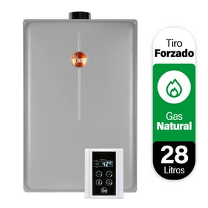 Calefont 28 Litros Gas Natural Tiro Forzado Rheem