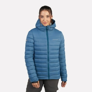 Parka Termica Mujer Indomita Azul Petroleo Atakama Outdoor