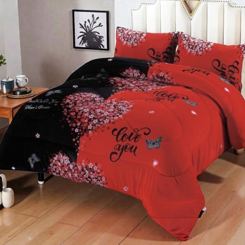 Genérico - Plumon De Invierno Plush Liso Con Chiporro De 2 Plazas + 2 Fundas Para Almohada Cipi2p-56