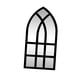 thumbnail image 2 of Espejo De Pared Espejo De Sala De Estar Decoración De Pared Espejo De Pared Con Ventana Arqueada De 9x17 Pulgadas Negro, 2 of 5