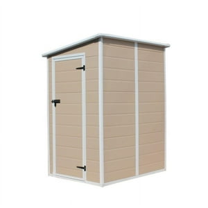 Igpro - Bodegas Jardin Plastico Pp 151X121X193Cm Café Claro 1.83M2