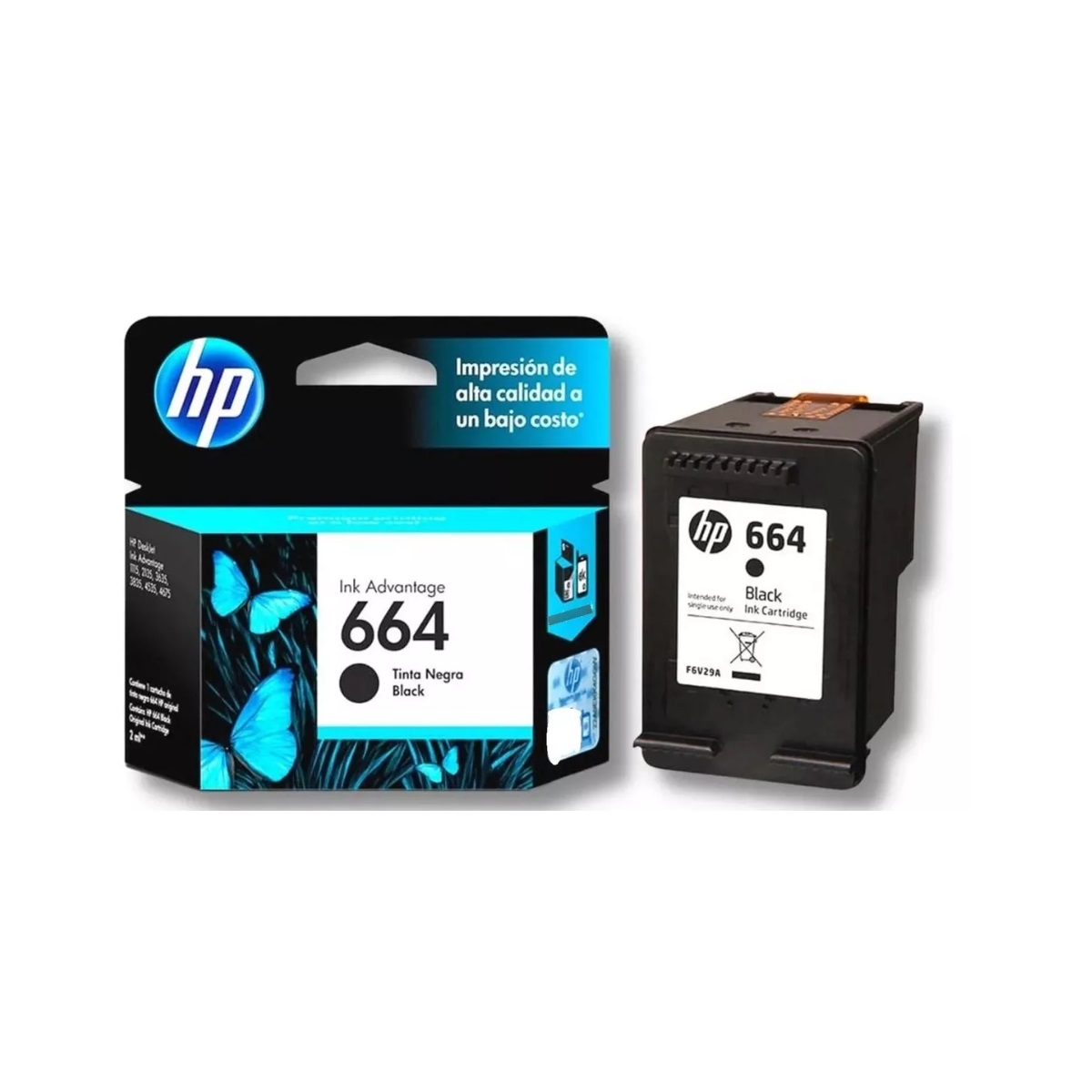 Cartucho Hp 664 Negro Original 1115/2135/3635/3835