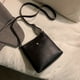 thumbnail image 1 of Mini Vegan Crossbody Tote Bag, Trendy PU Shoulder Bag, Women's Casual Handbag & Bucket Hobo Purse (7.87"x7.48"x1.98"), 1 of 2
