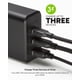 thumbnail image 2 of Cargador Mophie GaN de 100 W con 3 puertos USB-C PD y cable de 1,5 m, 2 of 7