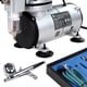thumbnail image 2 of Kit de aerógrafo TIMBERTECH con compresor Dual Action Gravity, 2 of 9