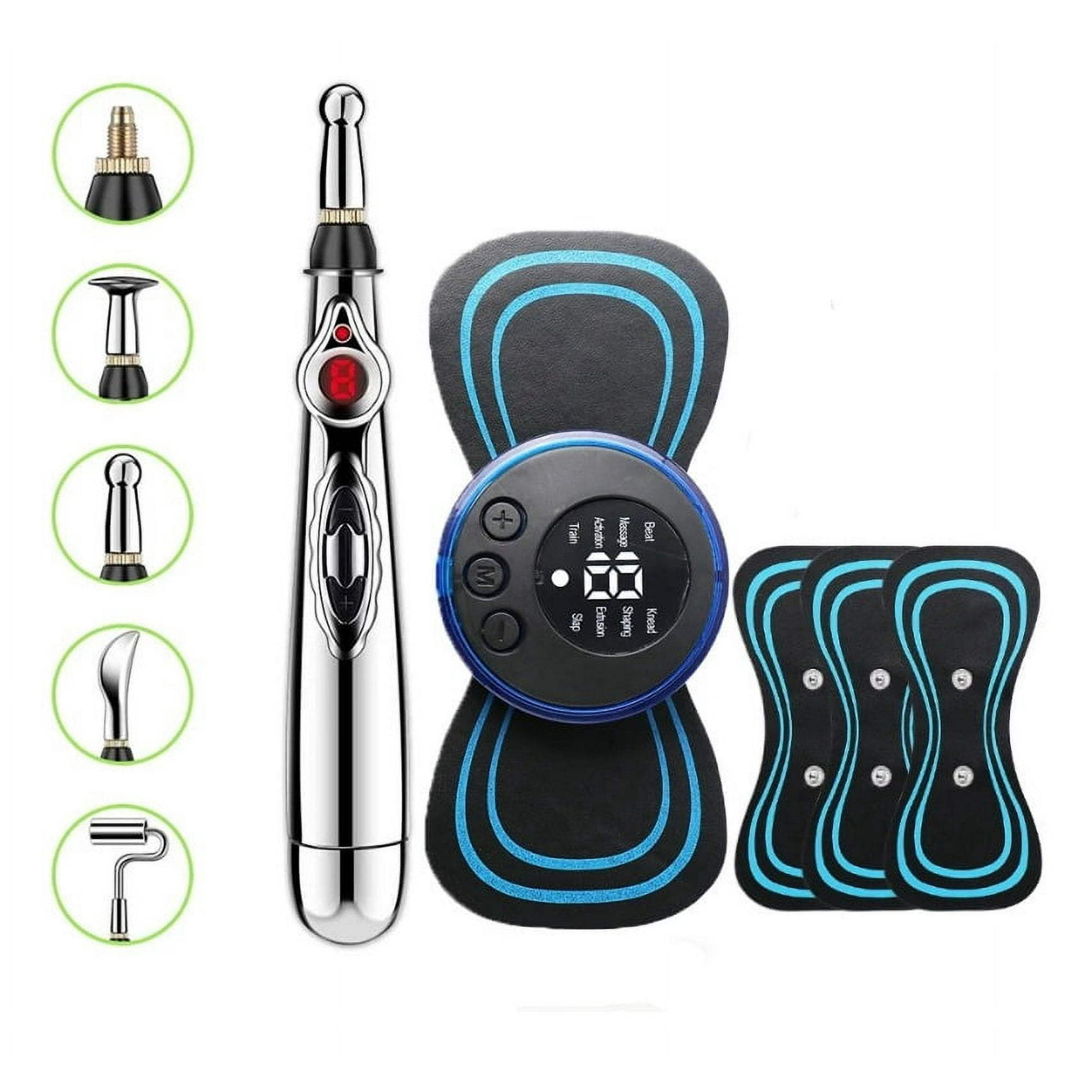 Kimale - Estimulador Muscular Portatil Masajeador Packs 2 En 1