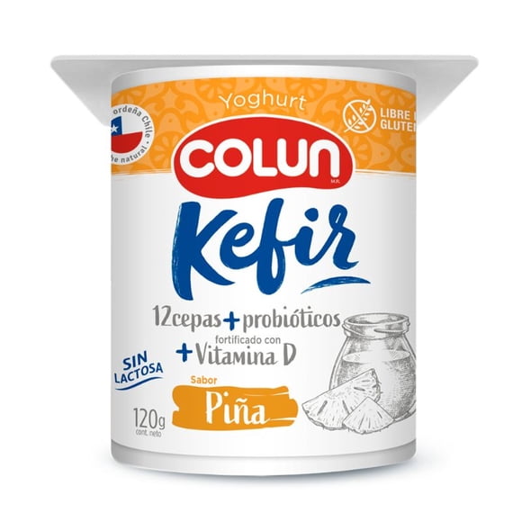 Yoghurt Kefir Pina, 120 g