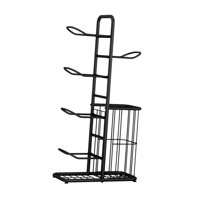 Ioensy - Soporte De Almacenamiento De Bolas De Metal Estante De Almacenamiento De Baloncesto Independiente Para Fútbol M