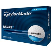 Pelotas De Golf Taylormade 2025 Distance + Blancas, 1 Docena