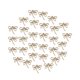 thumbnail image 5 of 30 Colgantes De Libélula De 28 Mm X 30 Mm, Colgantes Retro Para Pendientes De Horquilla, Manualidades, Bronce, 5 of 5