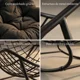 thumbnail image 4 of Sillon Mecedor Silla Mecedora Sitial Moderna Talla Xxl Negro Liso, 4 of 8
